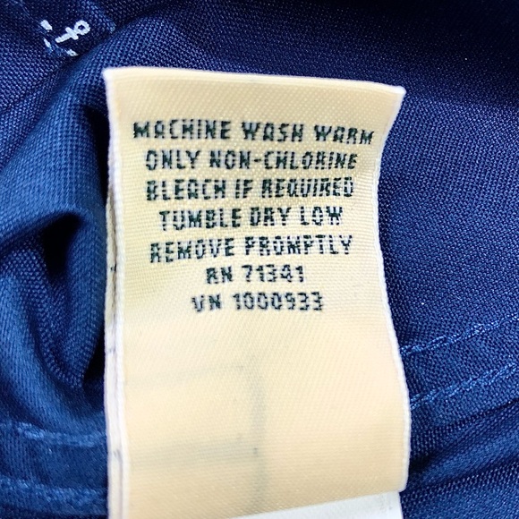 L.L. Bean Wrinkle Free Marine Blue Anchor Shirt - Picture 9 of 9